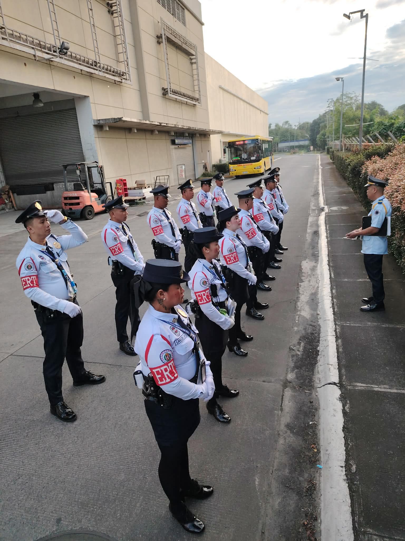 Daylight ERT formation at loading bay